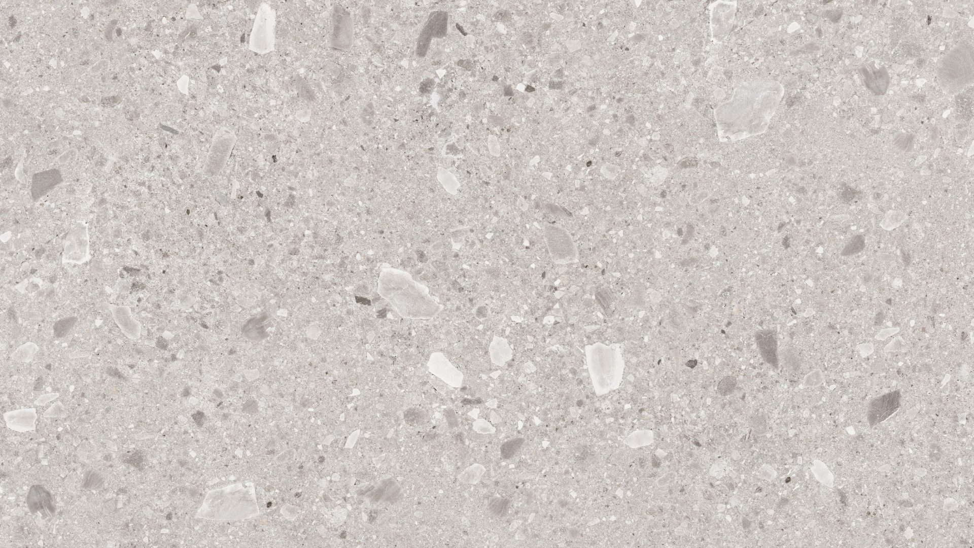 Superficie de Creastone Ultracompacto Belobog con diseño claro tipo terrazo y textura sutil de inspiración natural