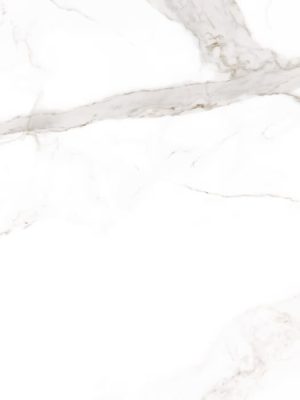 Superficie ultracompacta Laminam Calacatta Oro Venato con diseño marmolado blanco y vetas doradas y grises para cubiertas y revestimientos