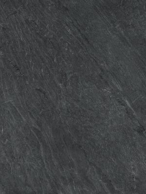 Superficie ultracompacta Laminam Pietra di Cardoso Nero Naturale con diseño pétreo en tono negro natural para cubiertas y revestimientos